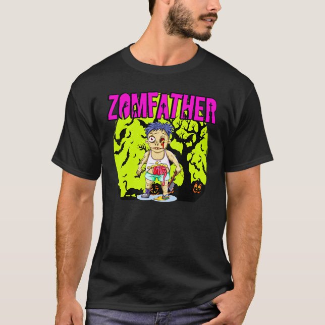 T-shirt Père zombie Zombie 1 (Devant)
