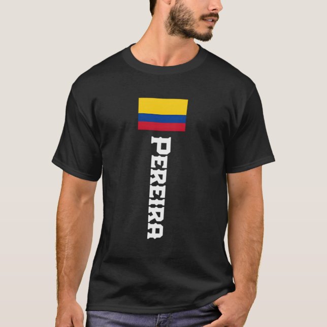 T-shirt Pereira Nom Colombie Pour (Devant)