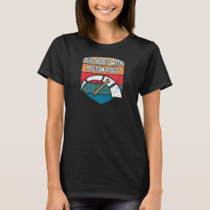 T-shirt Pères avec bielles Mécanicien Blagues de papa voit