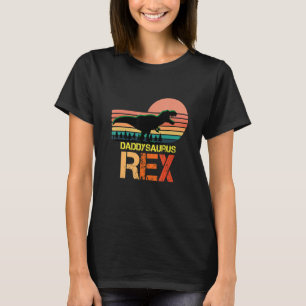 T-shirt Pères Daddysaurus Pour Une Occasion Spéciale Uniqu