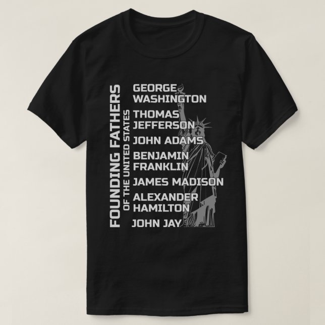 T-shirt Pères fondateurs des États-Unis (Design devant)