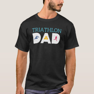 T-shirt Pères Triathlon Cool Papa Courir 1
