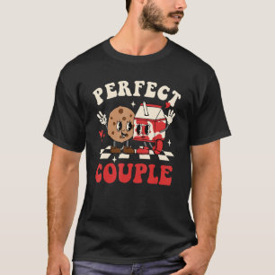 T-shirt Perfect Couple Cookie Lait Super Retro Valentine'
