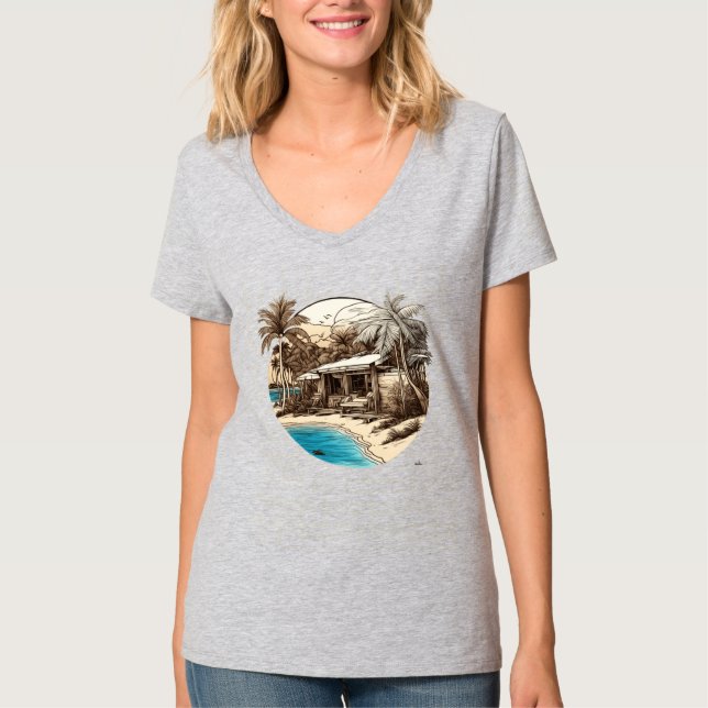 T-shirt PerfectBeachEscape- (Devant)