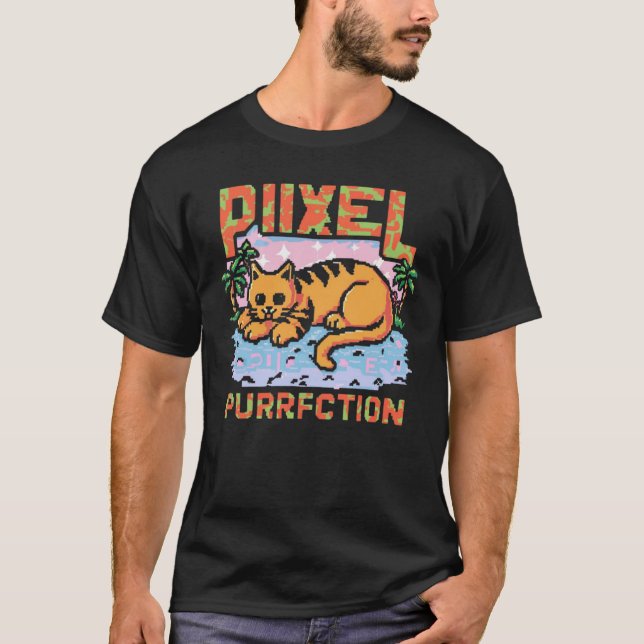T-shirt Perfection des pixels (Devant)