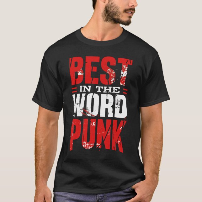 T-shirt Perfection Punk : Design Suprême Noir (Devant)
