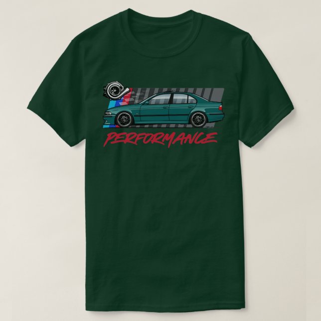 T-shirt performance 2 barbados green (Design devant)