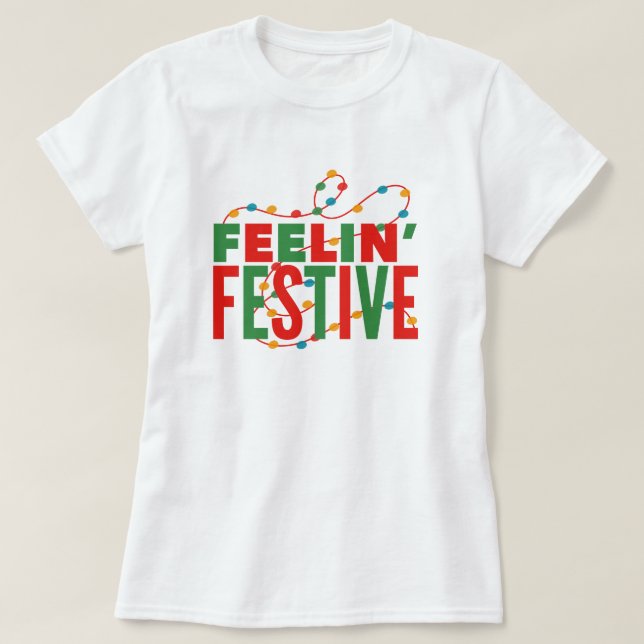 T-shirt Période des Fêtes de fin d'année  (Design devant)