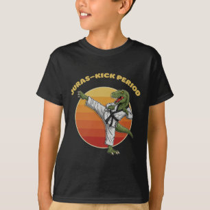 T-shirt Période Jurassic Kick Funny Karaté Arts Martiaux D