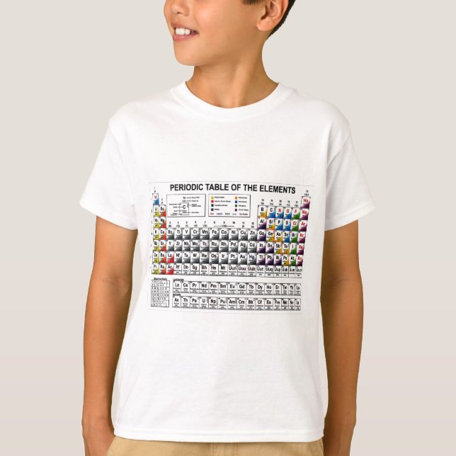 T-shirt Periodic table (Devant)