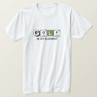 T-shirt Periodic Table 'Golf Is My Element' Science Humor