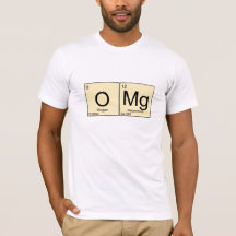 T-shirt périodiquement drôle de magnésium de