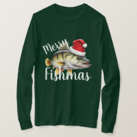 Perle "Merry Fishmas" Noël laid