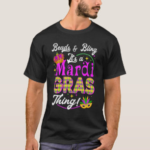 T-shirt Perles & Bling C'est A Mardi Gras Thing Carnival C