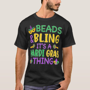 T-shirt Perles & Bling C'est un Mardi Gras Thing Cool Men