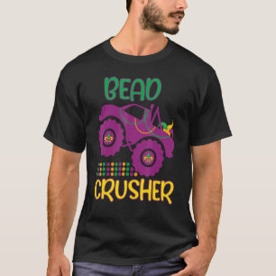 T-shirt Perles Croisés Monster Truck Funny Mardi Gras Part