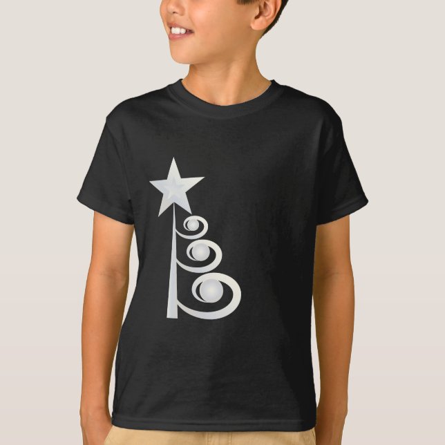 T-shirt Perles pour Noël nb (Devant)
