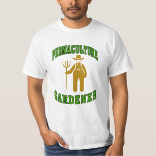 T-shirt Permaculture Gardener, ajouter le nom ou le texte
