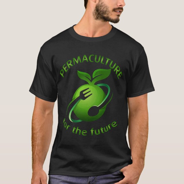T-shirt Permaculture Pour L'Avenir Forêt Alimentaire (Devant)
