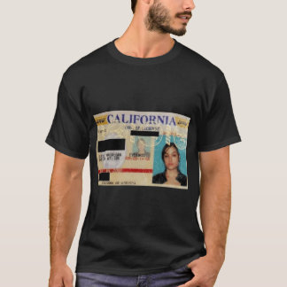 T-shirt Permis de conduire californien Shasa Grey d