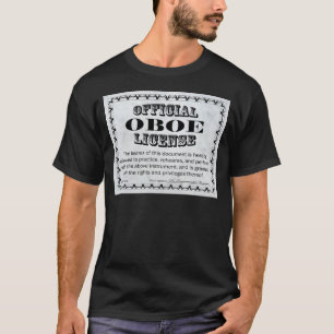 T-shirt Permis de hautbois