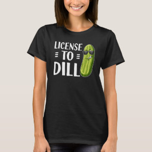 T-shirt Permis De Picket De Dill À Dill