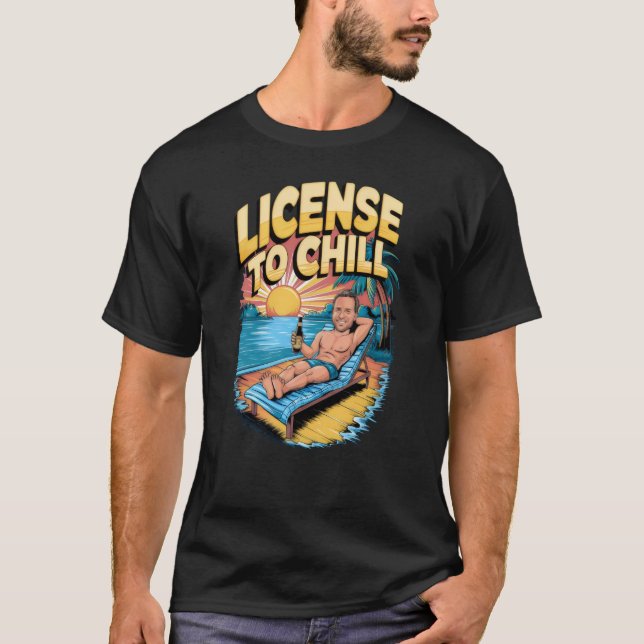 T-shirt Permis de réfrigération (Devant)