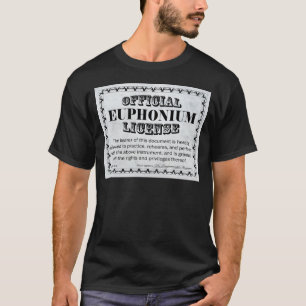 T-shirt Permis d'euphonium