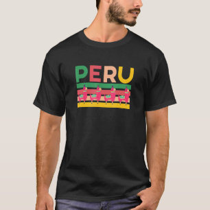 T-shirt Pérou Alpacas Amérique du Sud vacances