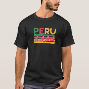 T-shirt Pérou Alpacas Amérique du Sud vacances