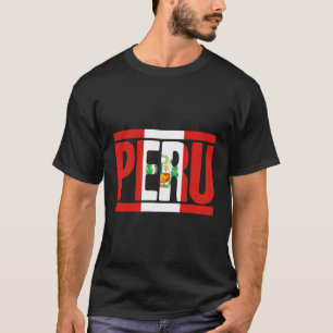 T-shirt Pérou Drapeau Fierté péruvienne Pérou Vacances Pér