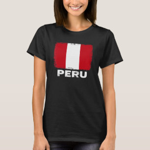 T-shirt Pérou Drapeau soutien peuple péruvien Femmes Homme