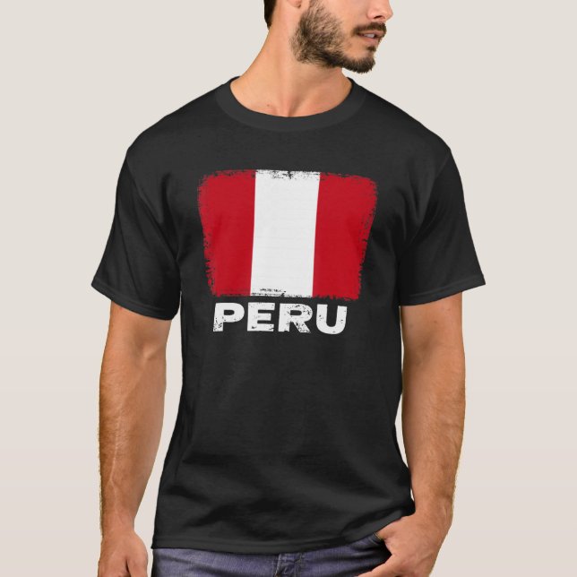 T-shirt Pérou Drapeau soutien peuple péruvien Femmes Homme (Devant)