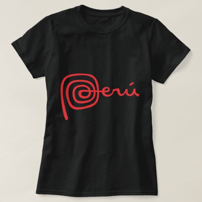 T-shirt Pérou Logo Pérou Cusco Nazca Lines Swea (Design devant)