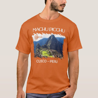 T-shirt Pérou Machu Picchu Cusco Cuzco Lama Hommes Femmes