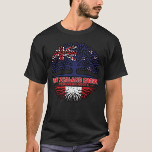 T-shirt Pérou Nouvelle-Zélande Pérou Racines d'arbres de N