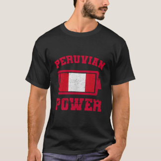 T-shirt Pérou Per㺠Drapeau péruvien Fier Peruano Peruana
