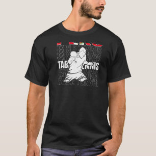 T-shirt Pérou Tennis de Table Soutien Thé De Ping Pong Pér