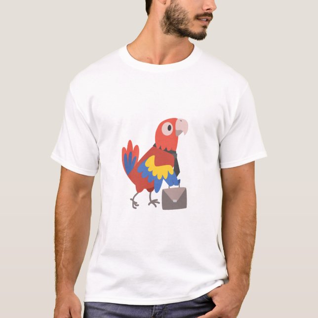 T-shirt perroquet (Devant)