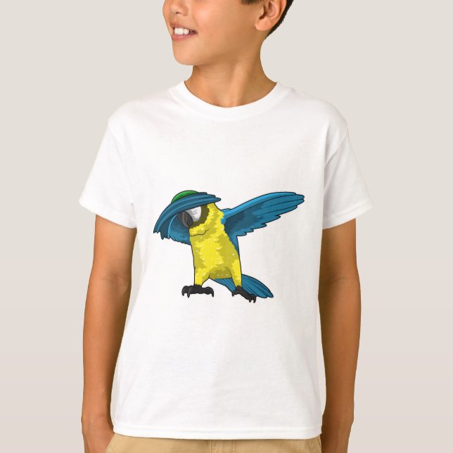 T-shirt Perroquet à Hip hop Dance Dab (Devant)