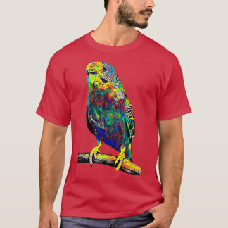 T-shirt Perroquet accroché à un arbre Oiseau coloré