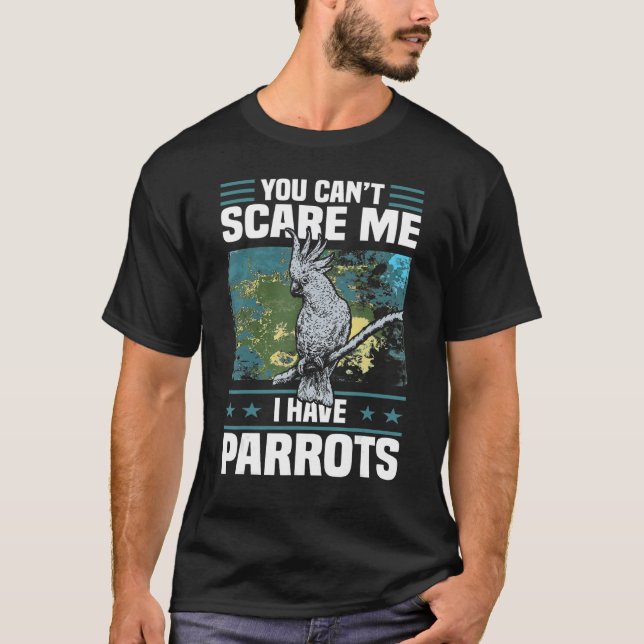 T-shirt Perroquet Ara Oiseau de compagnie tropical (Devant)