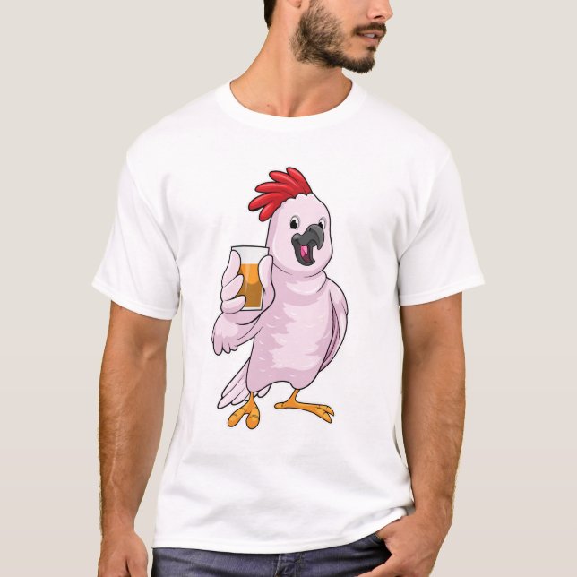 T-shirt Perroquet au jus (Devant)