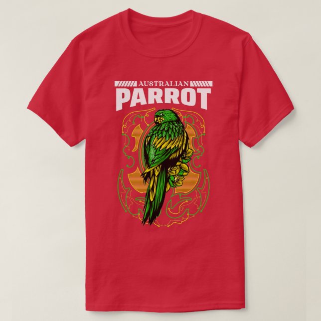 T-shirt Perroquet australien 1 (Design devant)