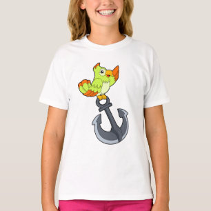 T-shirt Perroquet avec Ancre