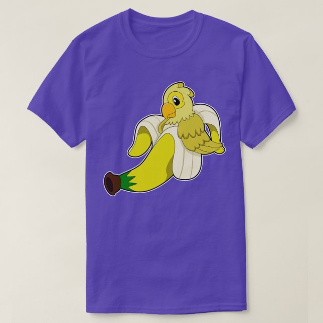 T-shirt Perroquet avec banane (Design devant)