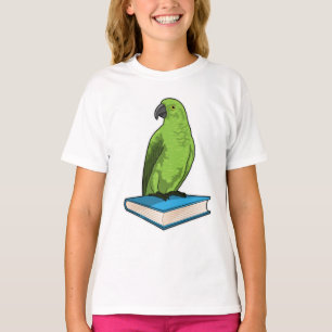 T-shirt Perroquet avec livre