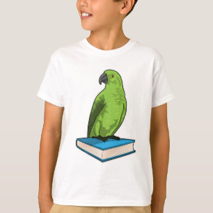 T-shirt Perroquet avec livre