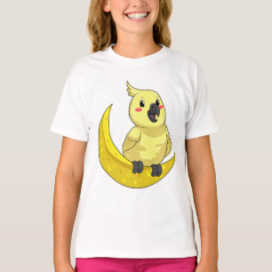 T-shirt Perroquet avec lune
