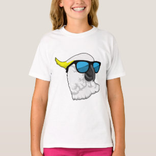 T-shirt Perroquet avec lunettes de soleil